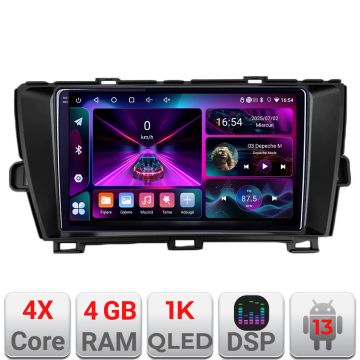 Navigatie Toyota Prius 2009-2014 Android radio gps internet 4+64 Incell display Qled Rockchip