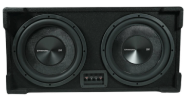 Subwoofer pasiv cu incinta, Phoenix Gold, 500 w rms, 1000 w max, difuzor 2x12", 2x2 ohm