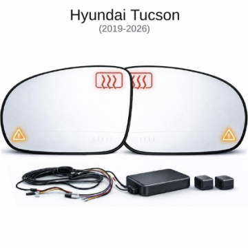Senzor unghi mort Hyundai Tucson 2019-2026 — oglindă dedicată