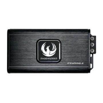 Amplificatoare Phoenix Gold  ZXM500.4 micro, 4 canale 4x80W RMS / 2x250W RMS la 4Ohm, clasa D RESIGILAT