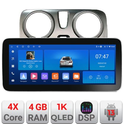 Navigatie Dacia Dokker Edotec 4+64 12.3 inch Incell 1K android Wifi 5Ghz gps internet