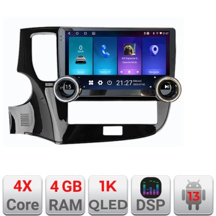 Navigatie Mitsubishi Outlander 2014- Kit-1230 Edotec  4+64 10.5 inch Incell 1K android Wifi 5Ghz gps internet