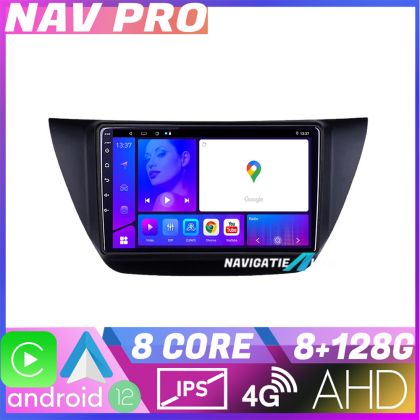 Navigatie Mitubishi Lancer 2001 2007 KIT LANCER07 EDOTEC-LITE Android Ecran 720P Octa Core 8 128 Carplay