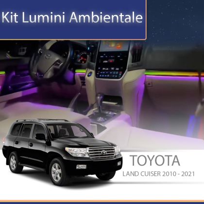 Lumini Ambientale Toyota L200 2010 - 2021 set complet cu trimuri control telefon sau sistem original