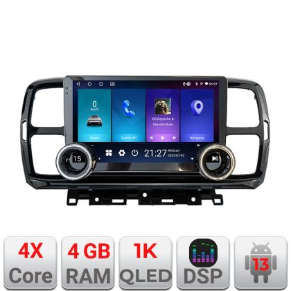 Navigatie Citroen C5 Aircross Edotec  4+64 10.5 inch Incell 1K android Wifi 5Ghz gps internet  Kit-aircross