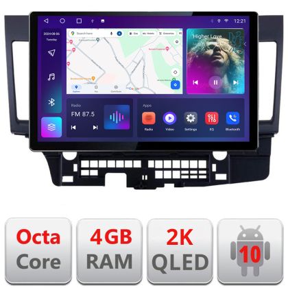 Navigatie dedicata Mitsubishi Lancer N-037 Edonav ecran 13" 2K 4+32 Android Waze USB Navigatie 4G 360 Toslink Youtube Radio KI