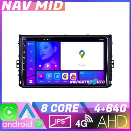 Navigatie grupul VW KIT 933 EDOTEC-LITE Android Ecran 720P Octa Core 4 64 Carplay