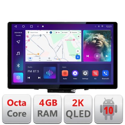 Navigatie dedicata Kia Soul 2020- N-soul Edonav ecran 13" 2K 4+32 Android Waze USB Navigatie 4G 360 Toslink Youtube Radio kit-