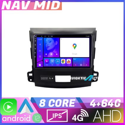 Navigatie Mitsubishi Outlander 2010 KIT 056 EDOTEC-LITE Android Ecran 720P Octa Core 4 64 Carplay v1