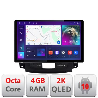 Navigatie dedicata Mitsubishi Outlander 2010 N-056 Edonav ecran 13" 2K 4+32 Android Waze USB Navigatie 4G 360 Toslink Youtube V1