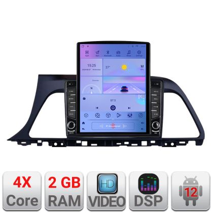 Navigatie Hyundai Sonata Nou K-417 ecran tip TESLA 9.7" cu Android Radio Bluetooth Internet GPS WIFI 2+32 DSP Quad Cor