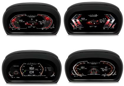 Ceasuri electronice digitale FULL HD For BMW seria 3 E90/E91/E92 2005-2012