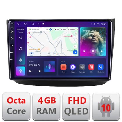 Navigatie Mercedes Vito Viano 2004-2006 dedicata Android QLED octa core 4+64 4G DSP FHD carplay android auto radio gps internet Android Kit-+EDT-E310v3