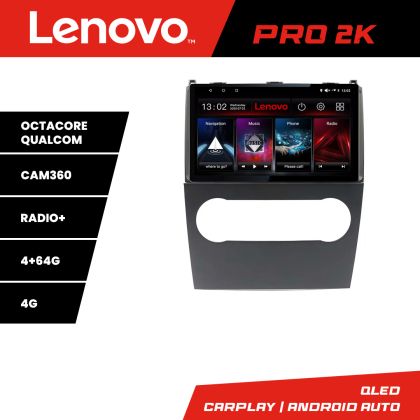 Navigatie Mercedes clasa A W169 2004-2012 Lenovo Qled 2K Octa Core 4+64 360 DSP carplay android auto radio gps internet Kit-+PRO-2K-9-4+64