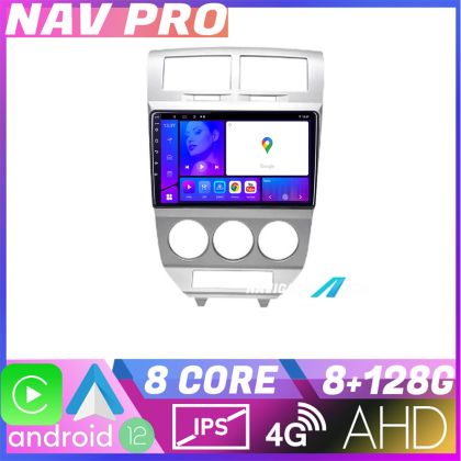 Navigatie Dodge Caliber 2006 2010 KIT caliber 06 EDOTEC-LITE Android Ecran 720P Octa Core 8 128 Carplay