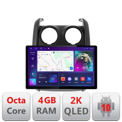 Navigatie dedicata Dacia Duster 2012-2019 N-157 Edonav ecran 13" 2K 4+32 Android Waze USB Navigatie 4G 360 Toslink Youtube Rad
