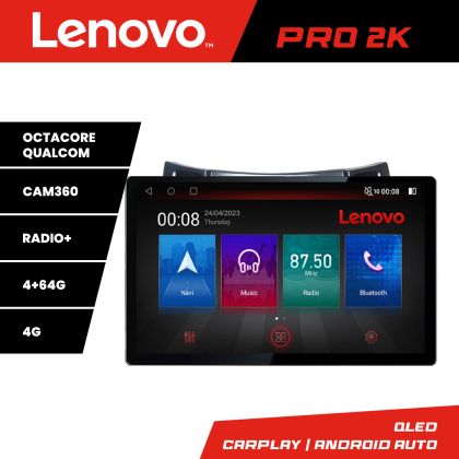 Navigatie Toyota Yaris 2008-2011 K-YARIS08 Lenovo PRO 4+64 13 inch 2K android 4G DSP gps internet