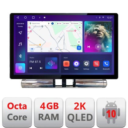 Navigatie Citoren C3 2017-2024 radio cd Qled 2K Octa Core 4+64 LTE 4G DSP Wifi 5Ghz android auto carplay radio gps internet Kit-+EDT-E413-2K