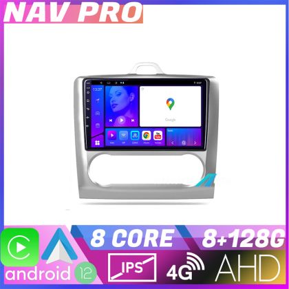 Navigatie Ford Focus 2 Automat KIT 140 automatic EDOTEC-LITE Android Ecran 720P Octa Core 8 128 Carplay