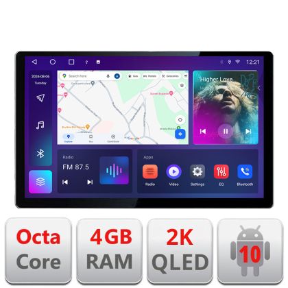 Navigatie dedicata Hyundai H350 2016-  Edonav ecran 13" 2K 4+32 Android Waze USB Navigatie 4G 360 Toslink Youtube Radio kit-H3