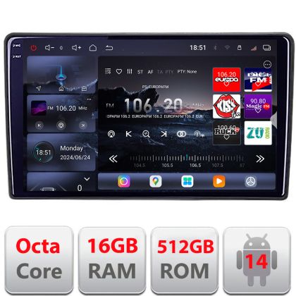 Navigatie Kia Ceed 2010-2012 Android radio gps internet 8 core QLED 2K 12+256GB 360 Edotec