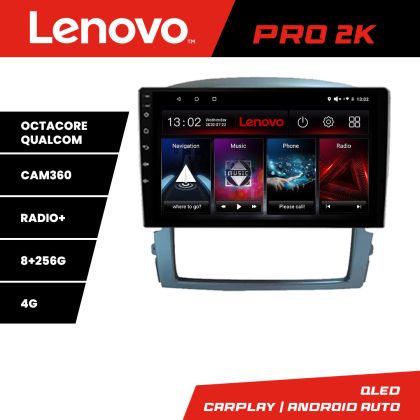Navigatie Kia Sorento 2006-2009 Android radio gps internet 8 core QLED 2K 8+256 360 Lenovo