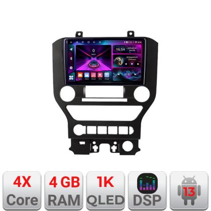 Navigatie Ford Mustang 2015-2020 A-MUSTANG-NAVI 4+64 InCell Display 1K Android Waze USB Navigatie Internet Youtube Radio