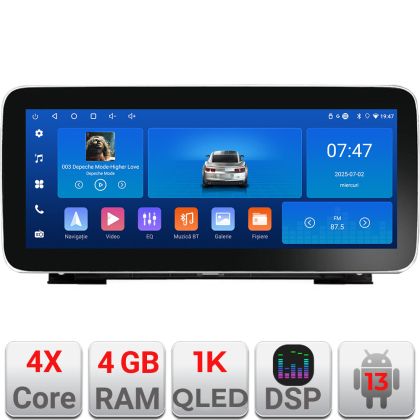 Navigatie Lexus NX 2011-2018 varianta high Edotec Incell 1K 12.3 inch  4+64 carplay android auto radio internet kit-nx-2011-high+EDT-E212-RK