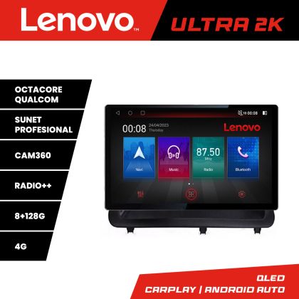 Navigatie Lexus CT 2011-2018 varianta cu ecran de fabrica Qled 2K Octa Core 8+128 LTE 4G DSP Wifi 5Ghz HDMI android auto carplay radio gps internet KIT-ct-high+ULTRA-2K-13-8+128