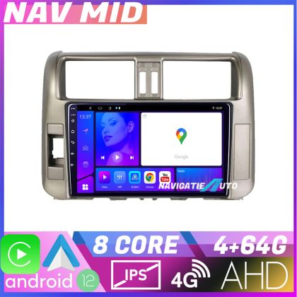 Navigatie Toyota Prado 2010 2013 KIT 347 EDOTEC-LITE Android Ecran 720P Octa Core 4 64 Carplay