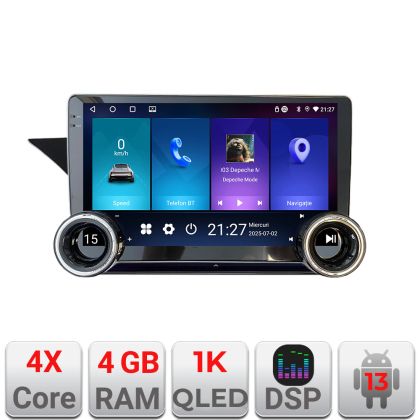 Navigatie Mercedes GLK NTG4 Kit-glKit-ntg4 Edotec  4+64 10.5 inch Incell 1K android Wifi 5Ghz gps internet