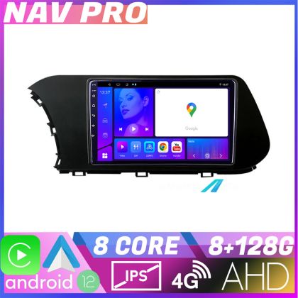 Navigatie Hyundai I20 2020 KIT i20 EDOTEC-LITE Android Ecran 720P Octa Core 8 128 Carplay