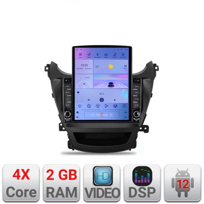 Navigatie Hyundai Elantra 2013-2015 K-359 ecran tip TESLA 9.7" cu Android Radio Bluetooth Internet GPS WIFI 2+32 DSP Q