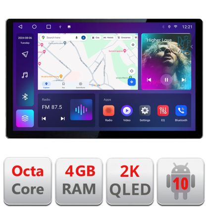 Navigatie dedicata Toyota Auris 2007-2013 N-auris-2013 Edonav ecran 13" 2K 4+32 Android Waze USB Navigatie 4G 360 Toslink Yout