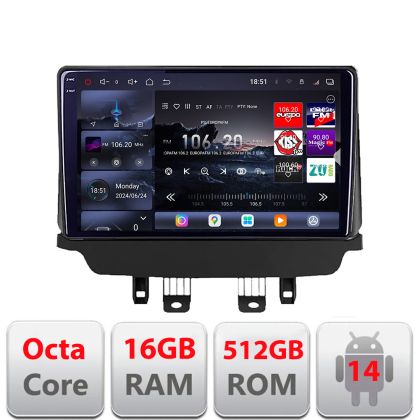 Navigatie Mazda CX-3 Mazda 2 2014-2020 Android radio gps internet 8 core QLED 2K 12+256GB 360 Edotec