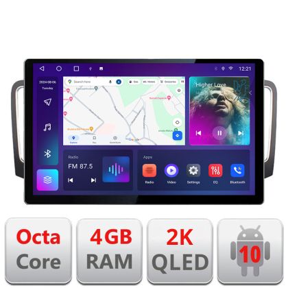 Navigatie dedicata VW Sharan 2011-2020 N-SHARAN Edonav ecran 13" 2K 4+32 Android Waze USB Navigatie 4G 360 Toslink Youtube Rad