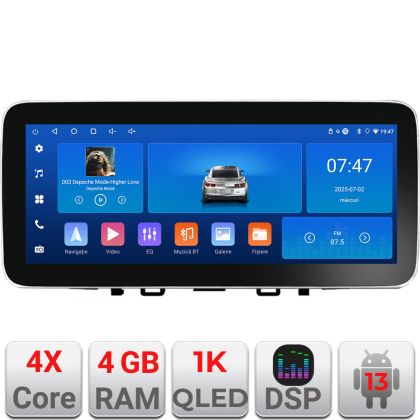 Navigatie Kia Stonic 2016-2020 Edotec 4+64 12.3 inch Incell 1K android Wifi 5Ghz gps internet  Kit-Stonic