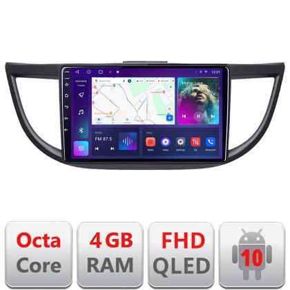 Navigatie Honda CRV 2012-2016 B-469 Android Ecran QLED octa core 4+64 carplay android auto KIT-469+EDT-E310V3