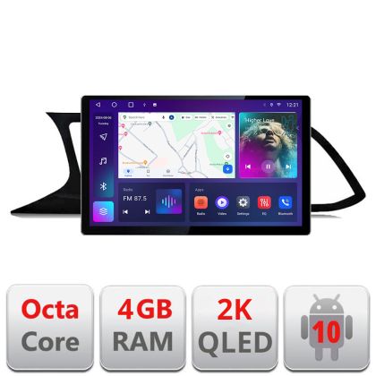 Navigatie dedicata Seat Leon MIB  Quad Core N-306 Edonav ecran 13" 2K 4+32 Android Waze USB Navigatie 4G 360 Toslink Youtube R