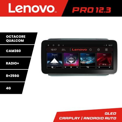 Navigatie VW PQB K-vw Lenovo PRO 8+256 12.3 inch qled android 4G DSP gps internet  8Core v2