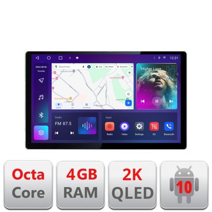 Navigatie dedicata Mercedes W204 2008-2012 N-W204 Edonav ecran 13" 2K 4+32 Android Waze USB Navigatie 4G 360 Toslink Youtube R