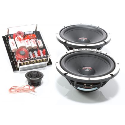 Set 4 Difuzoare componente, Audio System HX 165 DUST-4, 350 watts, 165 mm, 6.5", 2 ohm, midrange