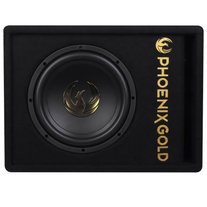 Subwoofer activ Phoenix Gold, difuzor 8", 125 W RMS, 500 W Max, kit de cabluri incluse
