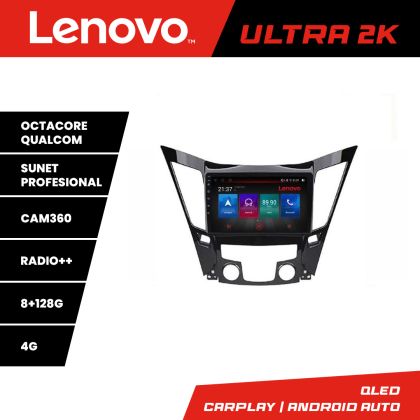 Navigatie Hyundai Sonata 2011-2015 M-259 Octa Core Android Radio Bluetooth GPS WIFI/4G DSP 2K 8+128GB 360 Tosli