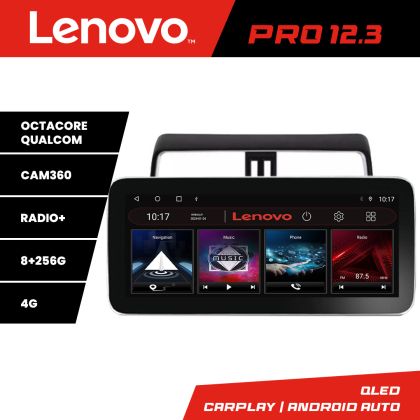 Navigatie Toyota Prado J150 2018- K-1065 Lenovo PRO 8+256 12.3 inch qled android 4G DSP gps internet