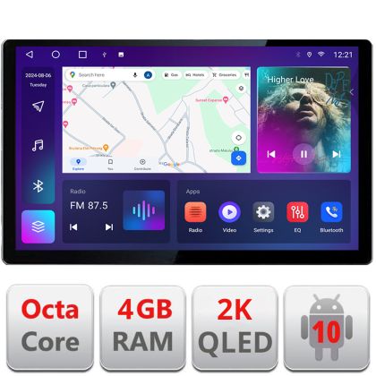 Navigatie dedicata Hummer H2  2008-2009 Edonav ecran 13" 2K 4+32 Android Waze USB Navigatie 4G 360 Toslink Youtube Radio KIT-H2 V3