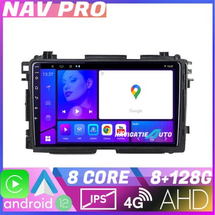 Navigatie Honda HR V 2013 2018 EDOTEC-LITE Android Ecran 720P Octa Core 8 128 Carplay