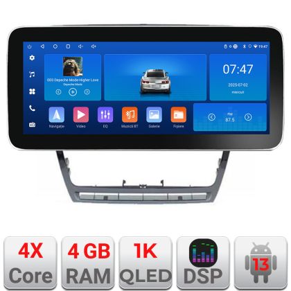 Navigatie Skoda Octavia 2 2005-2013 Manual K-005 Edotec 4+64 12.3 inch Incell 1K android Wifi 5Ghz gps internet 3