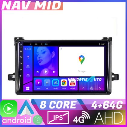 Navigatie Toyota Urbancruiser 2009-2014 Octa Core EDOTEC-LITE Android Ecran 720P Octa Core 4+64 Carplay  Android auto