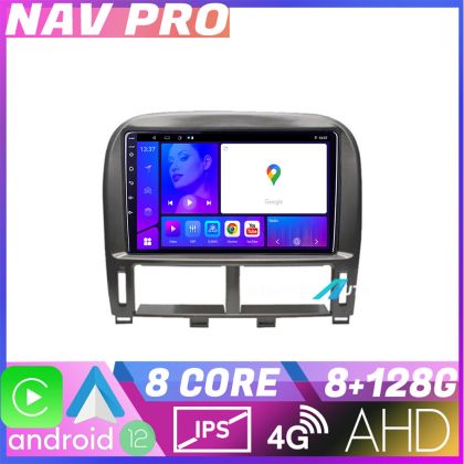 Navigatie Lexus LS 1999 2006 KIT LS 99 EDOTEC-LITE Android Ecran 720P Octa Core 8 128 Carplay